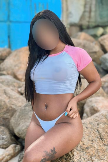 
Dark-skinned escort in the south zone of RJ