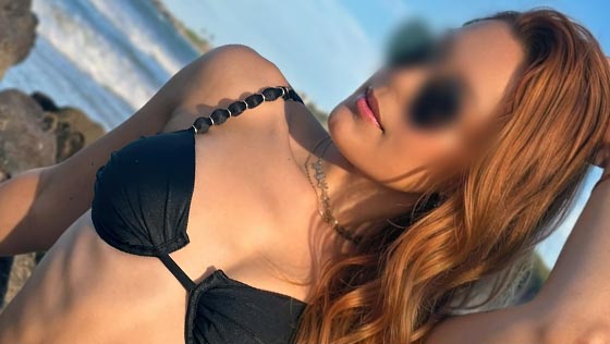 Acompanhante ruiva na Barra